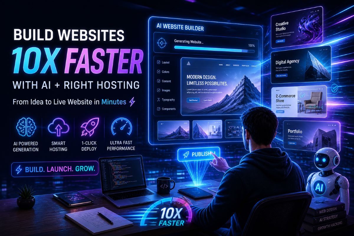 ทำเว็บไซต์เร็วขึ้น 10 เท่า ด้วย AI + Hosting ที่เหมาะสม